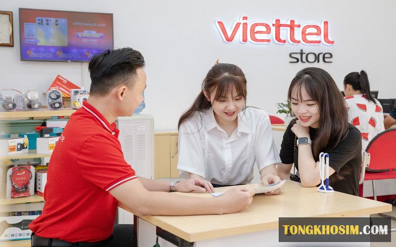 Chỉ cần đến trực tiếp cửa hàng của nhà mạng Viettel để đăng ký sử dụng sim thuê bao trả sau