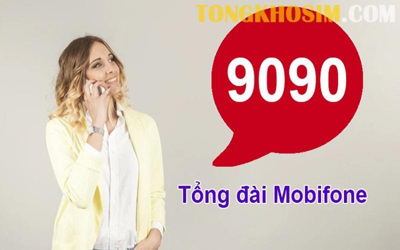 Liên hệ đến tổng đài 9090 để yêu cầu khóa sim Mobifone