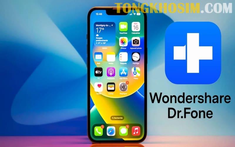 Ứng dụng Wondershare Dr.Fone được dùng để khôi phục các tin nhắn điện thoại bị xóa