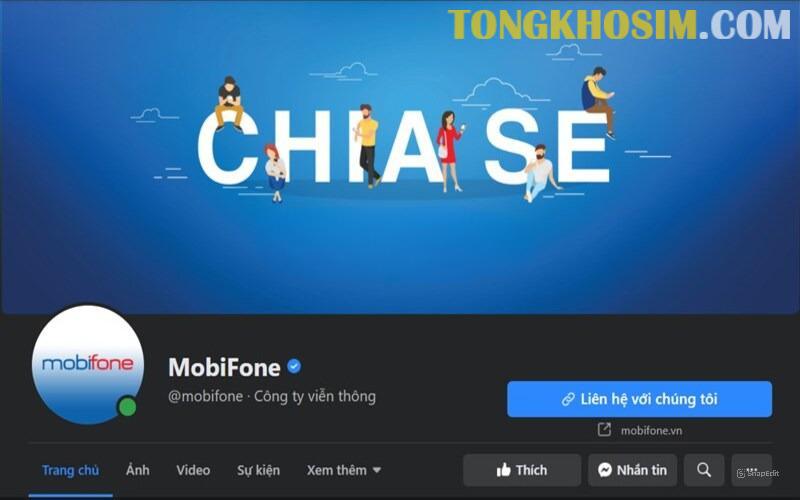 bạn có thể vào trang facebook của mobifone để lấy lại mã puk của sim