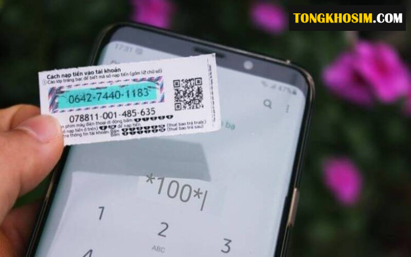 Có thể nạp tiền cho sim Vinaphone qua thẻ cào