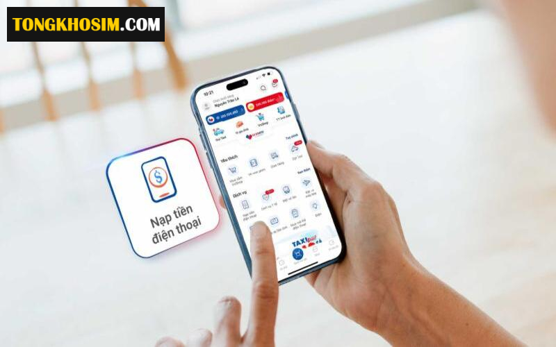 Ví điện tử là phương thức nạp tiền cho sim Vinaphone đơn giản
