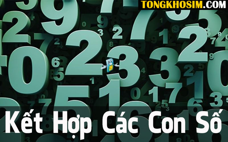 Bạn có thể kết hợp các con số với nhau để tạo nên những cặp số đẹp, ấn tượng