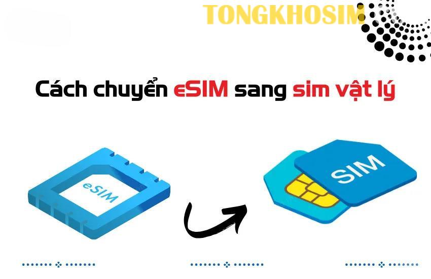 Chuyển từ eSIM sang sim vật lý Mobifone cực dễ dàng