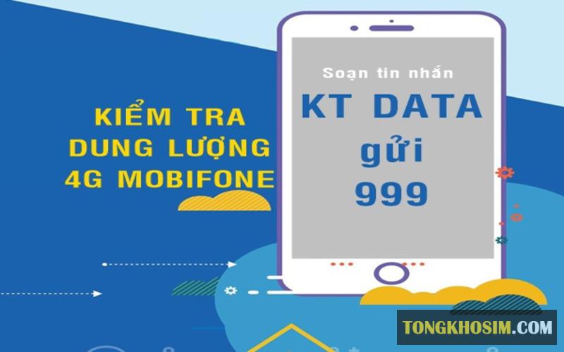 Có thể kiểm tra chính xác dung lượng 4G Mobifone đang sử dụng bằng tin nhắn