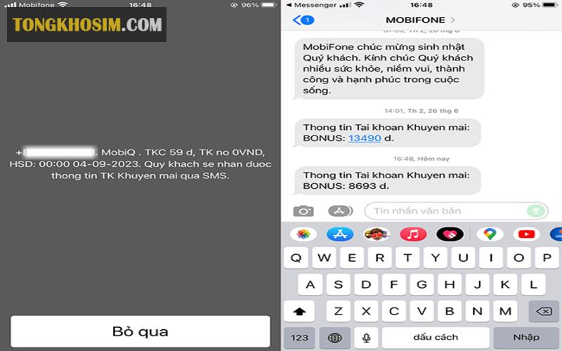 Bạn có thể kiểm tra được tài khoản sim Mobifone thông qua USSD