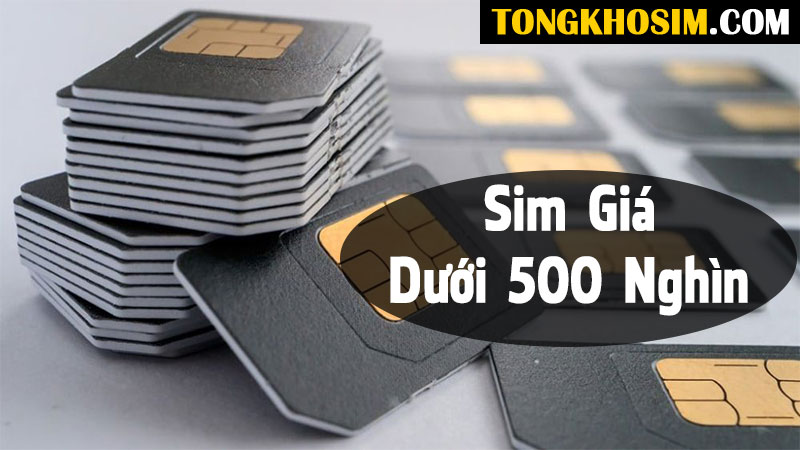 sim giá dưới 500 nghìn