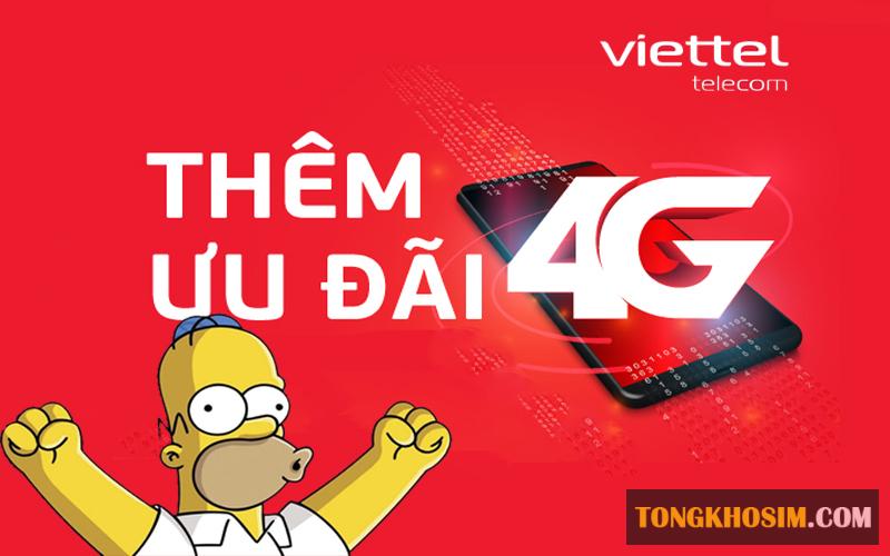 Sim Viettel Siêu Việt vào mạng 1 năm có giá hợp lý, dung lượng data khủng