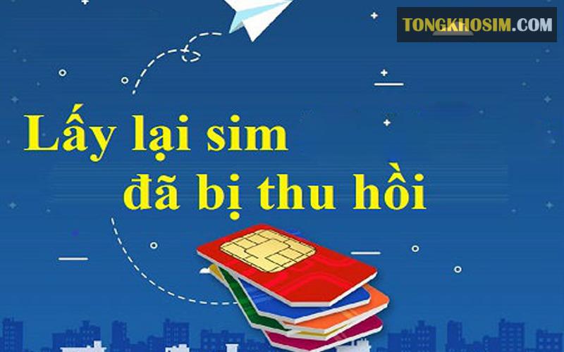 có thể làm lại được sim mobifone bị thu hồi