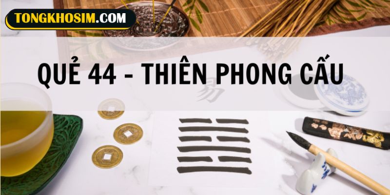 Quẻ số 44 Thiên Phong Cấu mang ý nghĩa về vấn đề giao tiếp giữa các yếu tố