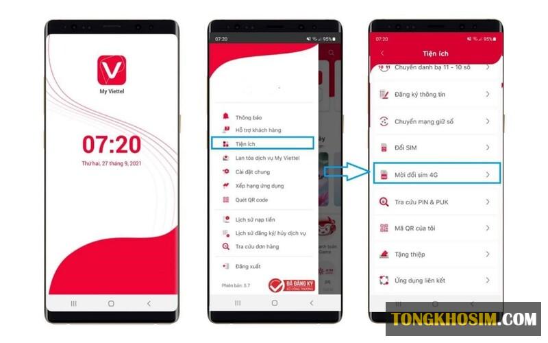 Bạn có thể đăng ký gói sim 4GB/ngày 12 tháng trên ứng dụng My Viettel