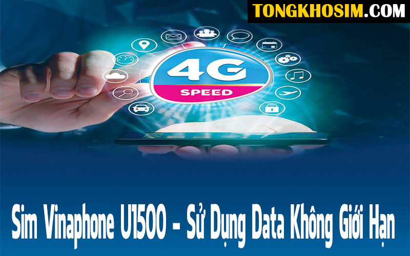 Sim Vinaphone U1500 - Sử Dụng Data Không Giới Hạn