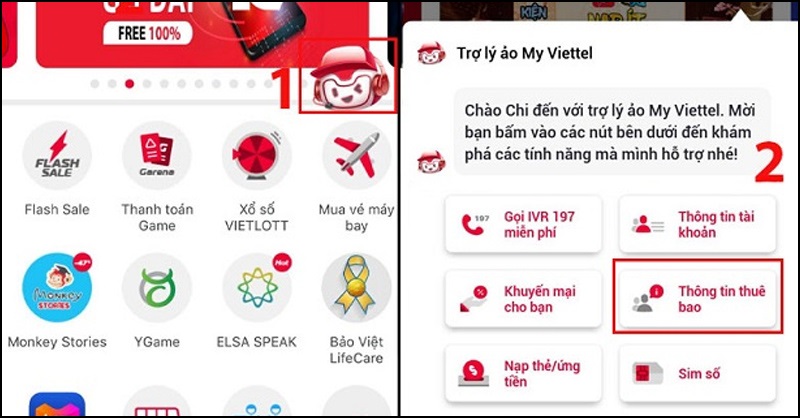 Kiểm tra sim số đẹp chính chủ trên ứng dụng My Viettel