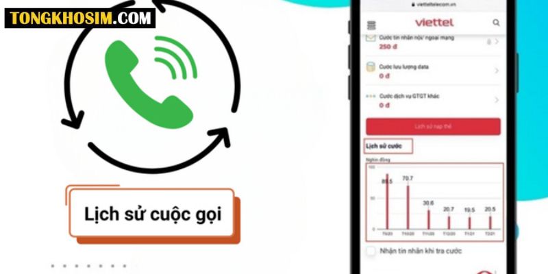 kiểm tra lịch sử cuộc gọi đến của viettel