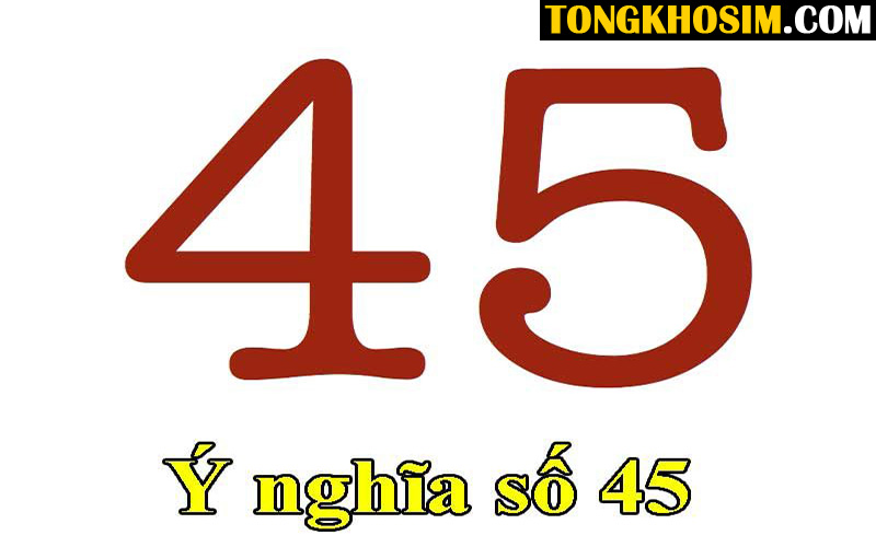 Ý Nghĩa Số 45 | Con Số Thuận Hòa, Cân Bằng Cuộc Sống